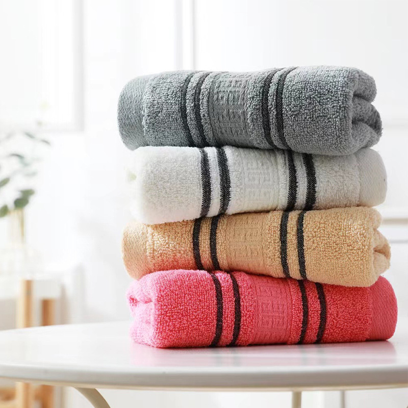 Towel Factory Wholesale Pure Cotton Face Towel Household Men's and Women's Face Towel Absorbent Bath Labor Protection Gift Return Gift Towel