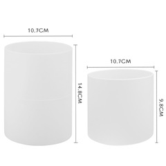 Manufacturer's best selling golf hole cups, white plastic green flagstick hole cups, driving range equipment, GOLF supplies