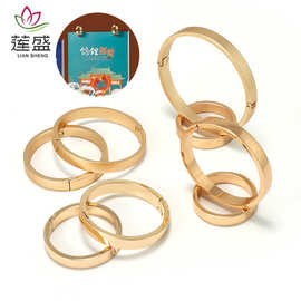 多规格台历挂圈网红哑光金色金属活页扣开合式日历文件环五金配件