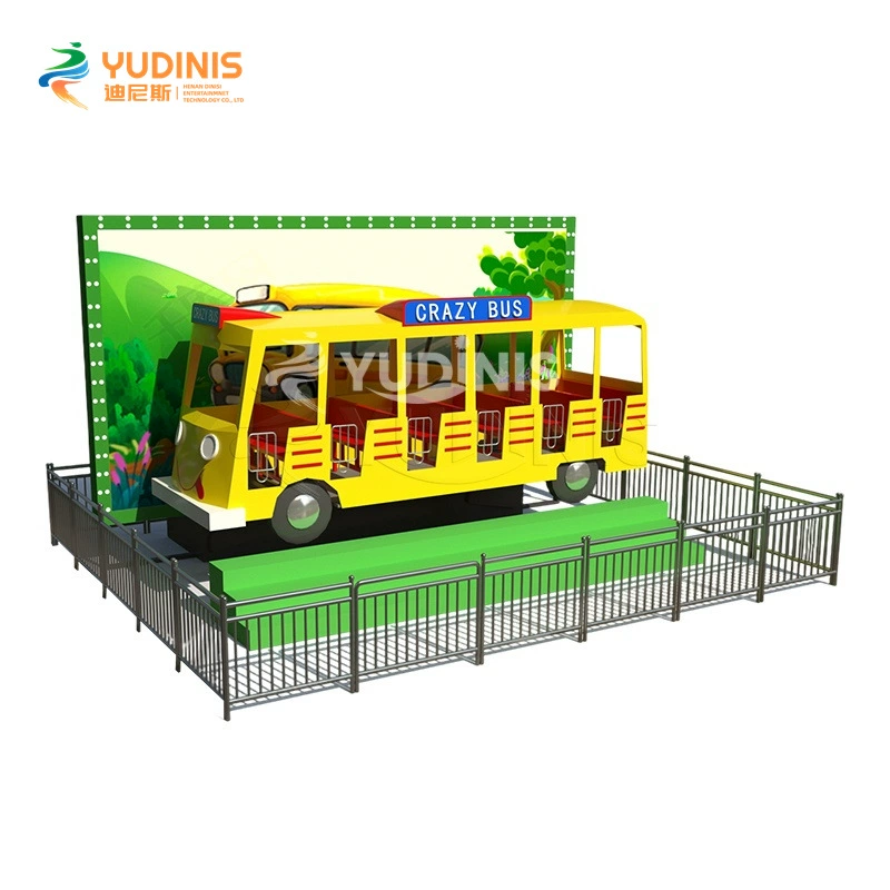 Аттракцион «Безумный автобус» — 18-местный аттракцион для улицы, популярный в интернете.