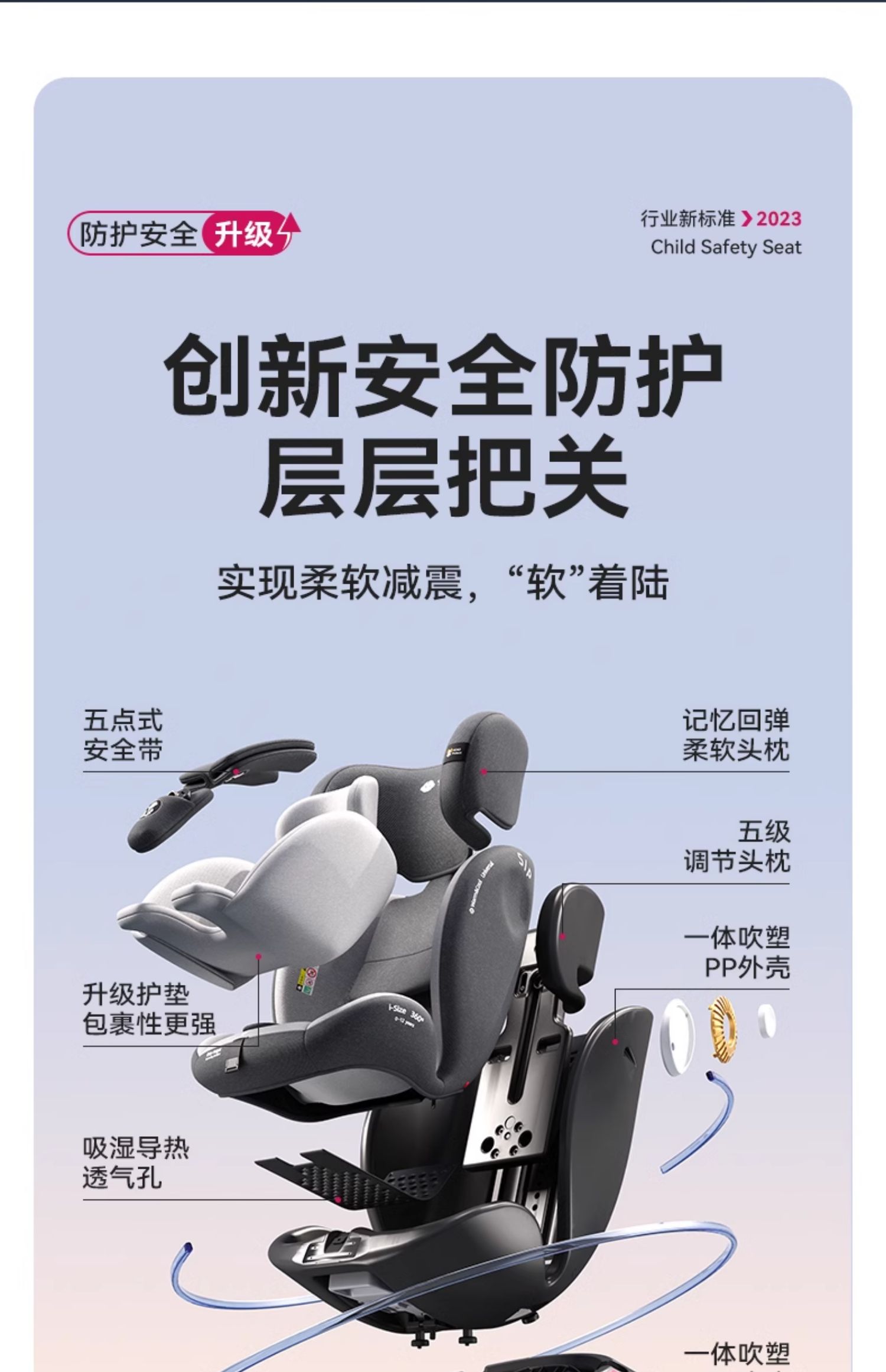 German Children's Car Seat Car-Mounted Newborn Infants and Toddlers