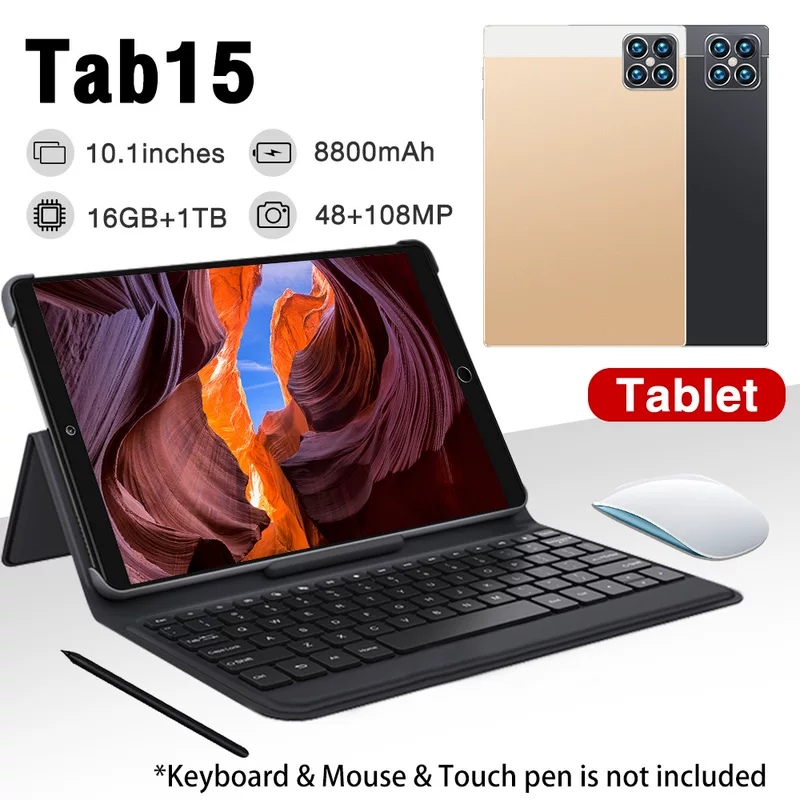 Планшет (Tab15 P15), 10,1" HD, 1+32 ГБ, Bluetooth 4.0, 3G
