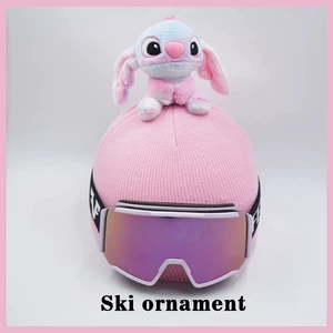 Tie-dye Stitch Doll Cartoon Ski Hat Helmet Cover Handmade Plush