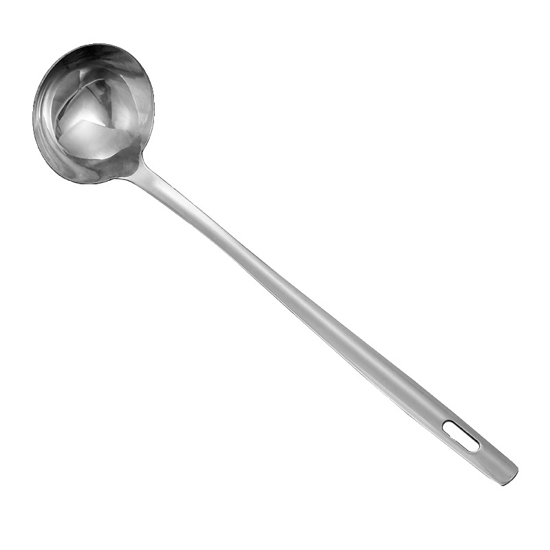 Stainless steel hot pot spoon colander soup spoon large commercial long-handled spoon sauce spoon fishing spoon 6-9 minutes