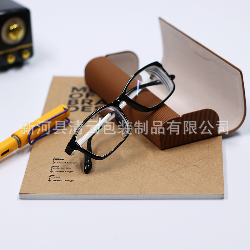 Factory Supply Press Strip Jeep Glasses Case Fashion Handmade Glasses Case Sunglasses Glasses Case