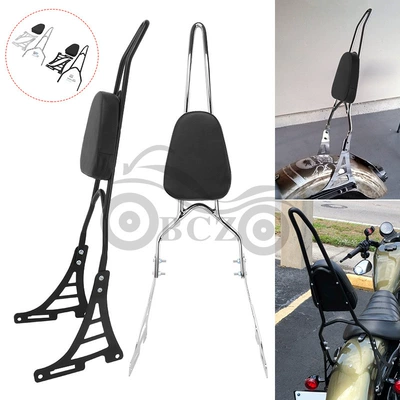Motorcycle accessories Harley 883 XL1200 pointed bow backrest rear luggage rack passenger backrest 04-13 years