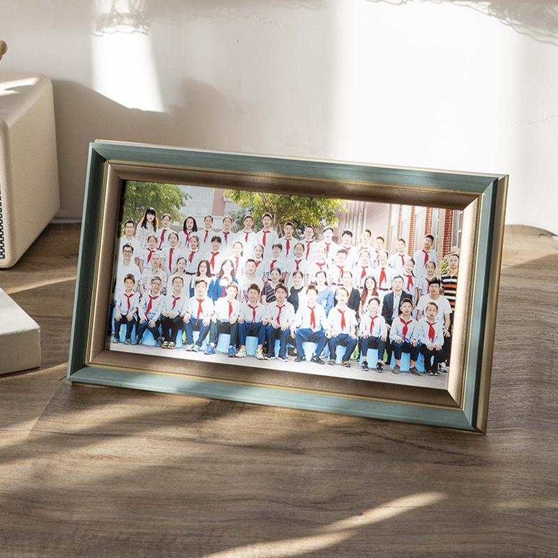 Graduation Photo Frame Group Photo Meeting Photo Rectangular Large Size Wall Frame Kindergarten Table Customization Graduation Photo Frame Group Photo Meeting Photo Rectangular Large Size Wall Frame Kindergarten Table Customization