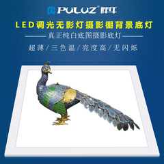 PULUZ LED photography light, warm white 2-color dimmable shadowless light, 38CM shadowless photo fill light