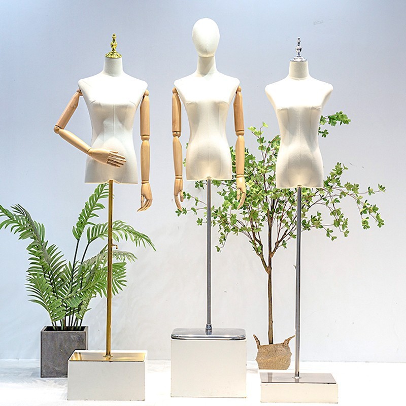 婦人服店モデル小道具女性モデル半身マネキン服ディスプレイスタンドウェディングドレス漢服モデルスタンド|undefined