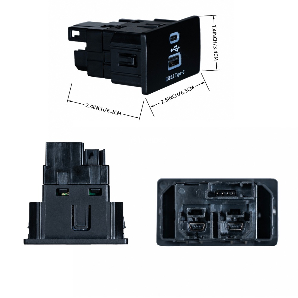 Suitable for All Ford Models Sync3 Wireless Carplay Usb+Type-C Apple Carp Accessories