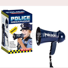 跨境外贸新款电动儿童迷你发声喊话器玩角色扮演警察喇叭放音器