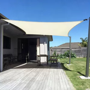 Həyət üçün dörd künclü suya davamlı polyester UV qoruyucu günəşlik toru