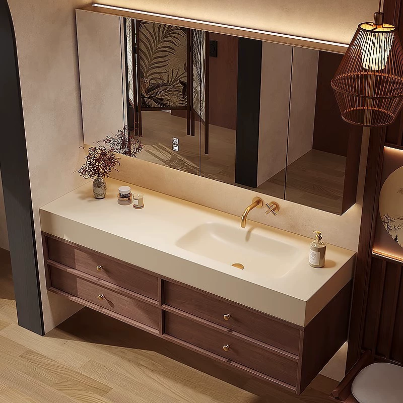 Средневековый стиль, сланец, горячая гибка, бесшовная керамика, встроенный умывальник, комбинированный шкаф для ванной комнаты, шкаф для умывальника, умывальник для ванной комнаты