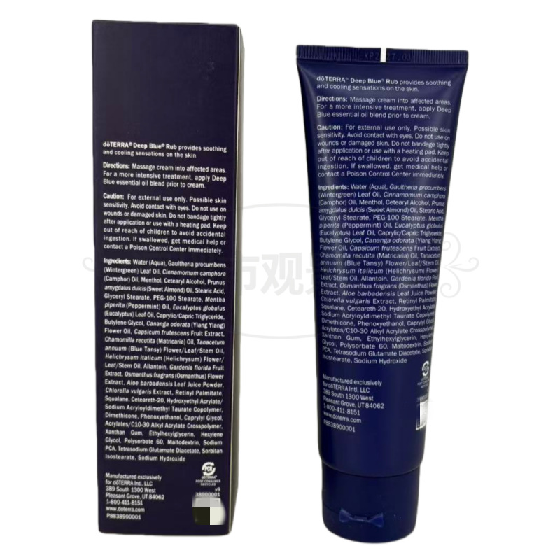 La explosión transfronteriza de la crema de alivio muscular Dolores, aceite esencial para las articulaciones, versión americana, azul profundo al por mayor.