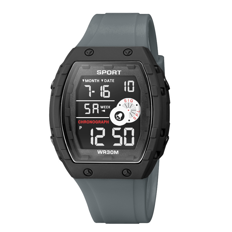 Moda esfera grande hombre al aire libre cronógrafo electrónico reloj multifuncional alarma de luz nocturna relojes electrónicos fabricantes lotes