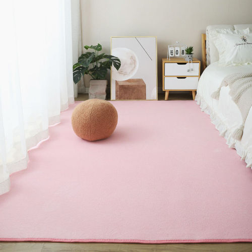 Large Area Carpeted Bedroom with Full Short Wool Coverage, Ins Full, Household Good Reviews, Living Room Coffee Table Style, Coral Wool, For Everyone