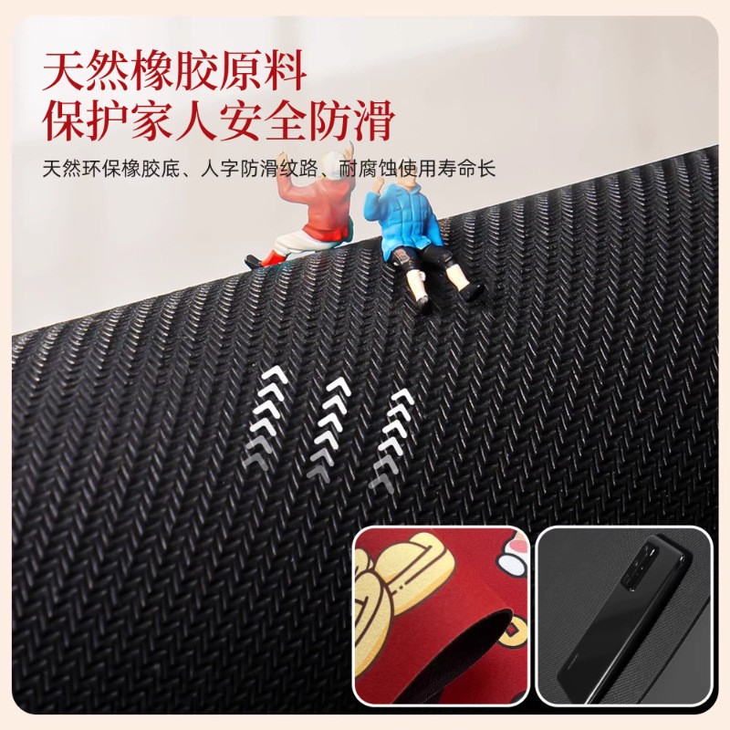 Luz de lujo alfombra de barro de diatomeas puerta de baño absorción de agua secado rápido anti-derrapante alfombra de inodoro