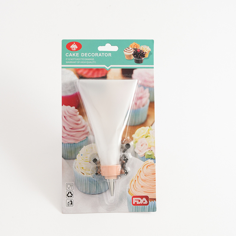 Conjunto de herramientas de enmarcado de flores pastel horneado decoración galletas de extrusión de flores boquilla de enmarcado de flores convertidor de bolsa de diez piezas