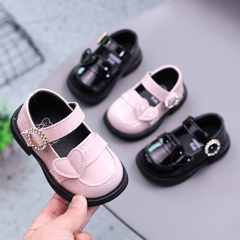Baby Girl Shoes Leather Shoes Princess Shoes Soft Sole Baby Toddler Shoes Girls Kidsren 1-3 Years Old 2 Spring & Fall Flats Flats Bottom