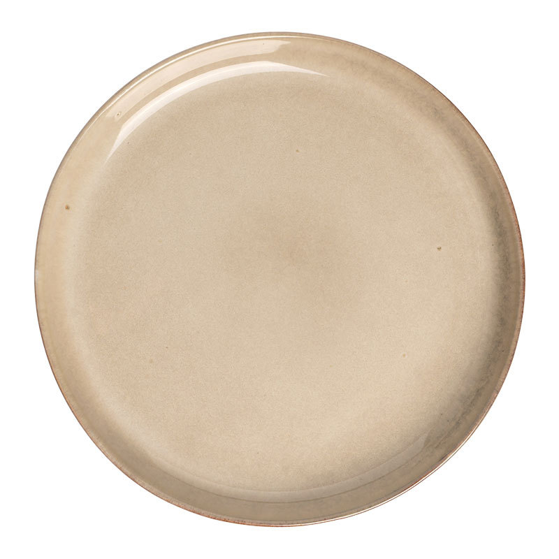 Plato de cerámica retrógrado de alta calidad restaurante carne pasta plato de platos caseros de color sólido plato de platos diarios simple plato de arena