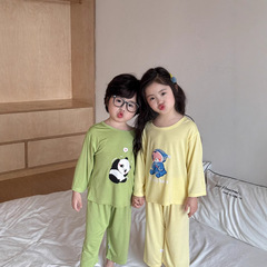 Youkesi 子供用モーダルパジャマ新しい子供用ホーム服セット夏の女の赤ちゃん空調服セット