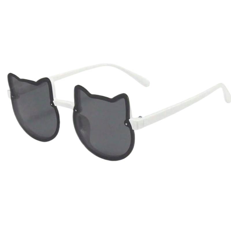 Nuevas gafas de sol infantiles con lazo de Raine, gafas de sol con forma de gato, gafas de sol para niñas, protección UV