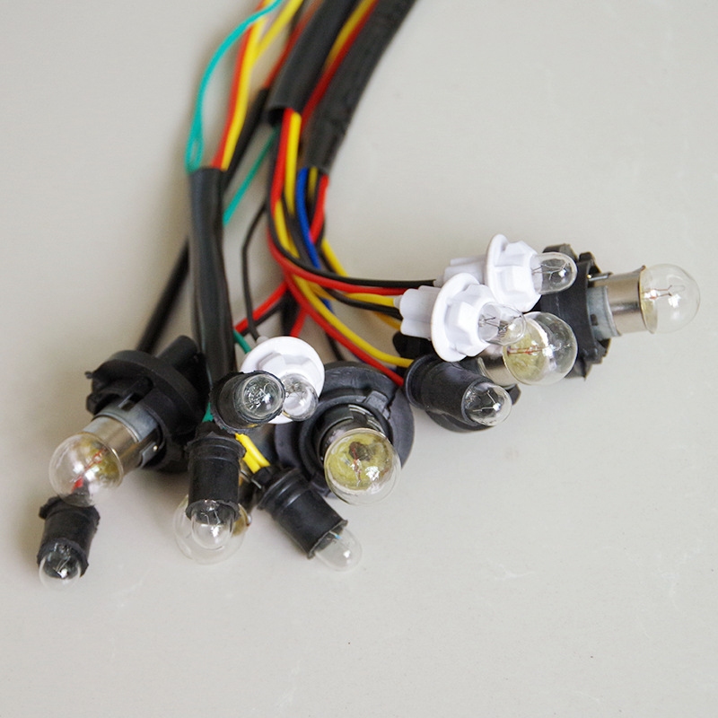 摩托车农用车大货车灯具线束 线组改装继电器货车灯爆闪线束导线