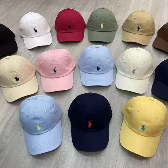 New Color Little Pony Polo Yellow Baseball Cap Women Soft Top Wide Brim Face-Slimming All-Season Sports Sun Hat