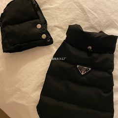 棉服加绒潮牌外套猫咪马尔小型犬泰迪冬装济斯秋冬涤纶裙子通用无