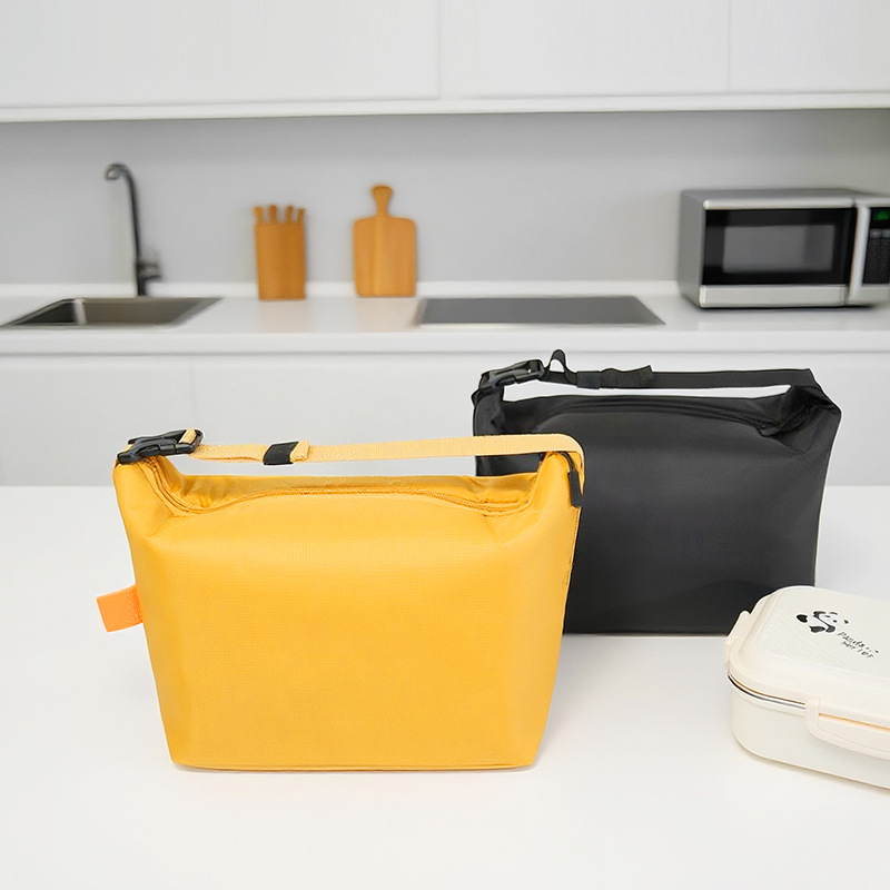 High-End Foldable Insulated Bag for Office Workers and Students Lunch Bag Large Capacity Lunch Box Bag Waterproof and Oil-Proof Lunch Bag