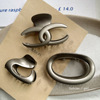 Advanced metal crab pin, fashionable hairgrip, high-quality style, simple and elegant design