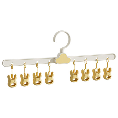 Cloud sock clips drying rack balcony multi-functional baby clothes hangers home use hanging clothes dormitory hangers for underwear and pants