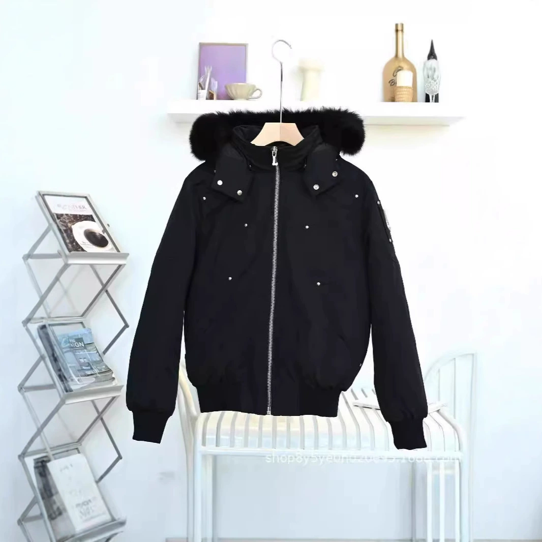 3Q лисья шерсть золотые ножницы пуховик 03 женщины 02 мужские пары канадские мужские и женские куртки пилоты