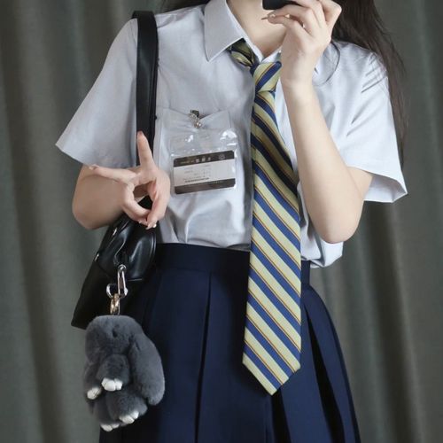 H brand Lìzhìshè High School same style bow tie JK uniform striped tie school supply item