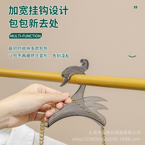 New Wardrobe Bag Hook Rack Tie Scarf Hanging Buckle Arched Bag Hanger Multi-Purpose Wardrobe Storage Rack