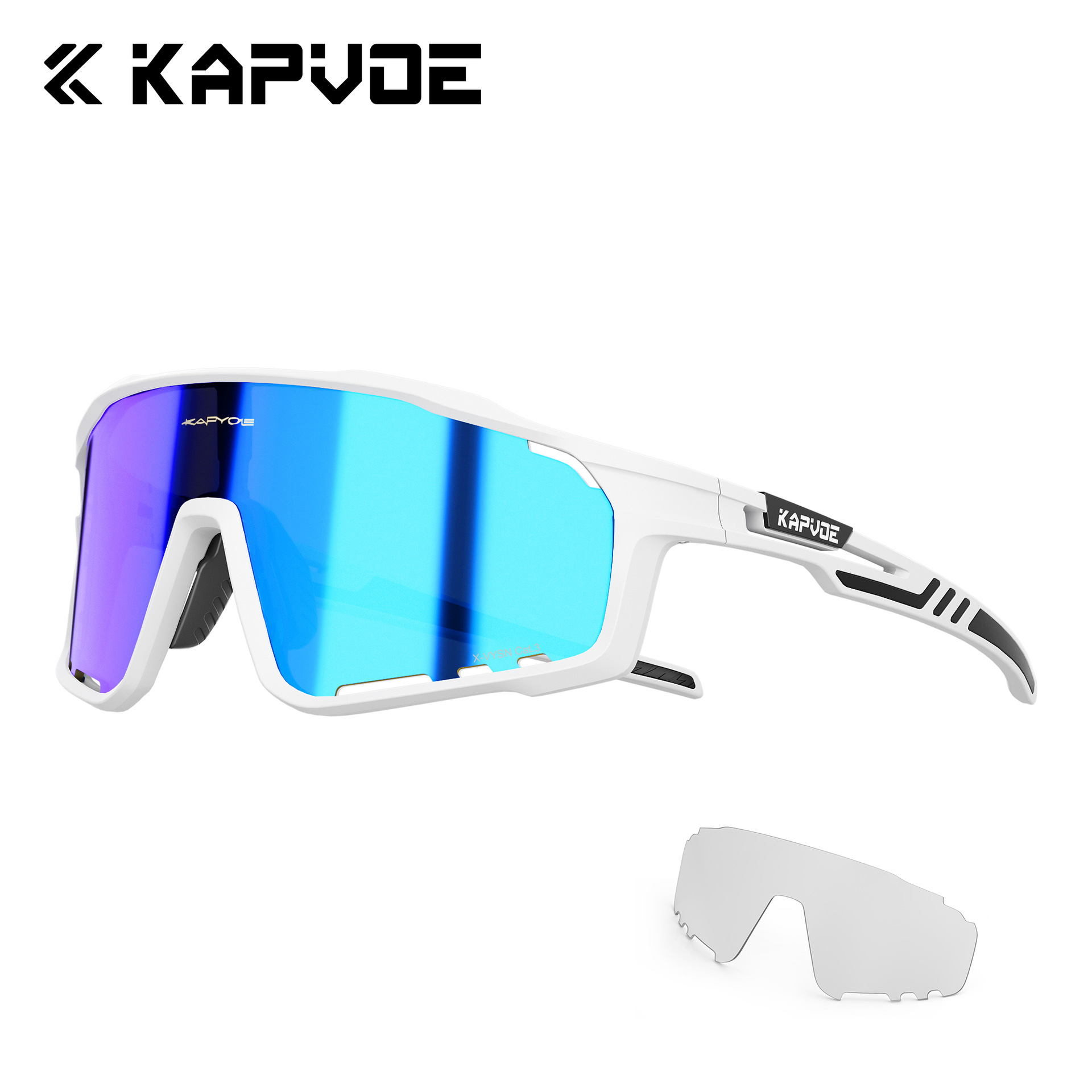 Gafas de Ciclismo Fotocromáticas de TR90 con 2 Lentes A Prueba de Viento para Montaña