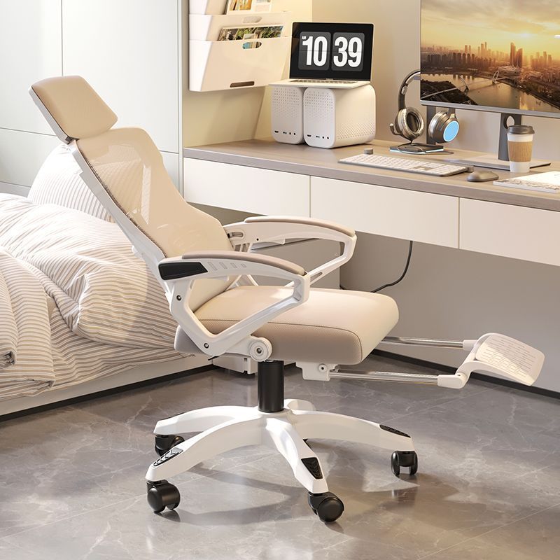 [Engineering Waist Support] Ergonomic Chair Waist Support Computer Chair Home Plaid Sedentary Office Seat Male Dormitory