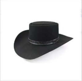 亚马逊LAZADA跨境羊毛圆环宽檐帽大边平顶礼帽欧美热卖秋冬男女帽