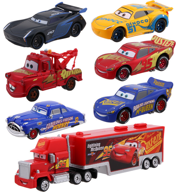 TOMY multi-Mecca Racing CARS CARS 3 Lightning McQueen Jackson cool sister alloy car toy