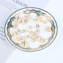 厂家直销 印花米珠 木珠散珠手工饰品创意 DIY串珠手串实木珠批发