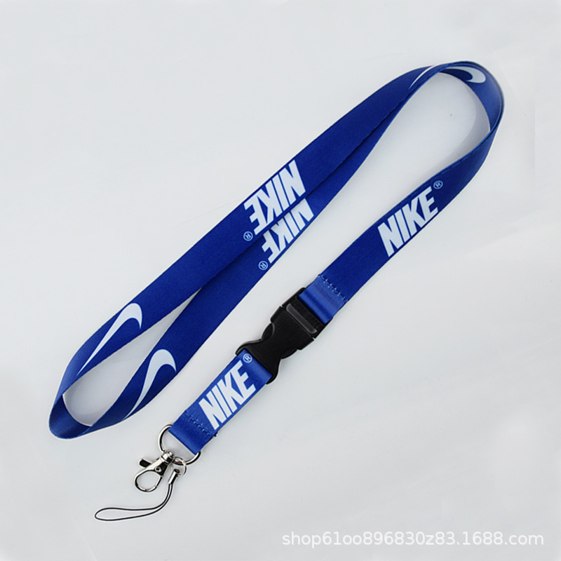 En stock Nike cordón Amazon Venta caliente linterna u disco llavero teléfono móvil cuerda langosta hebilla soporte personalizado