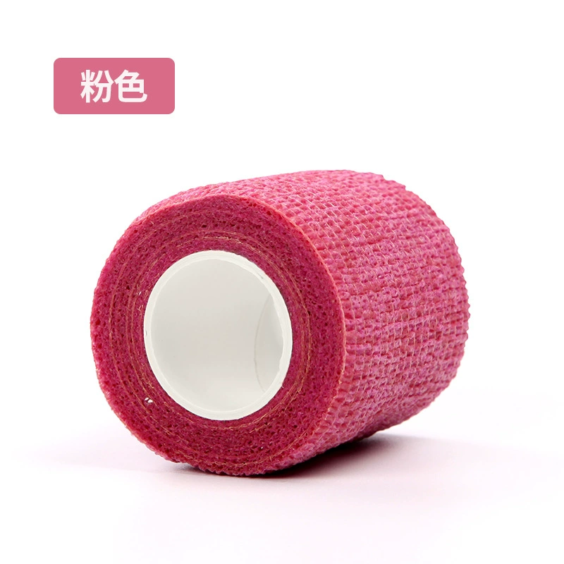 Self‑adhesive elastic bandage, breathable non‑woven roll, 6×5×5 cm, multiple colors
