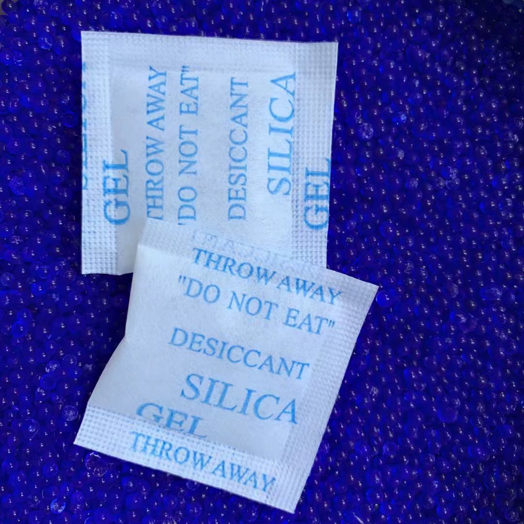 源头工厂10克变色蓝胶干燥剂五金机械用蓝变色硅胶干燥剂一件代发