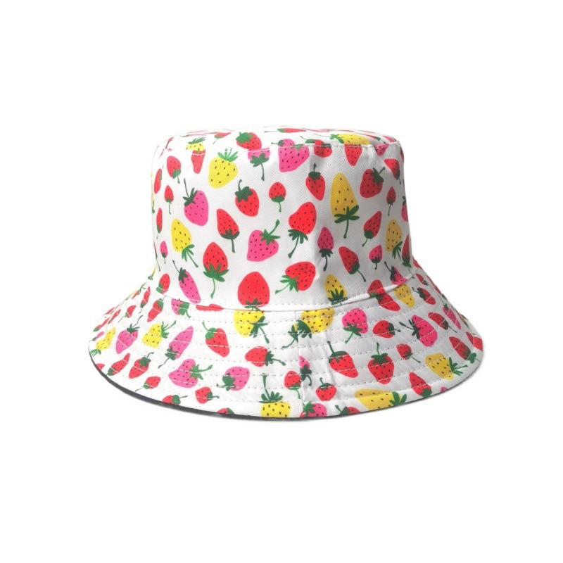 Unisex Cute Fruit Flat Eaves Bucket Hat display picture 3