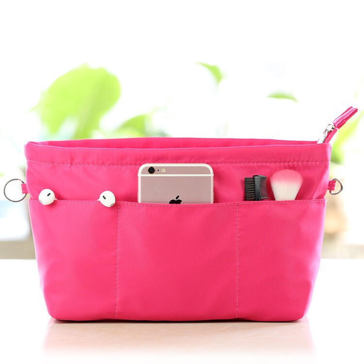 2026 New Nylon Fabric Women's Bag Lv Shopping Bag Inner Bag Tote Bag Large Capacity Beauty Makeup Bag