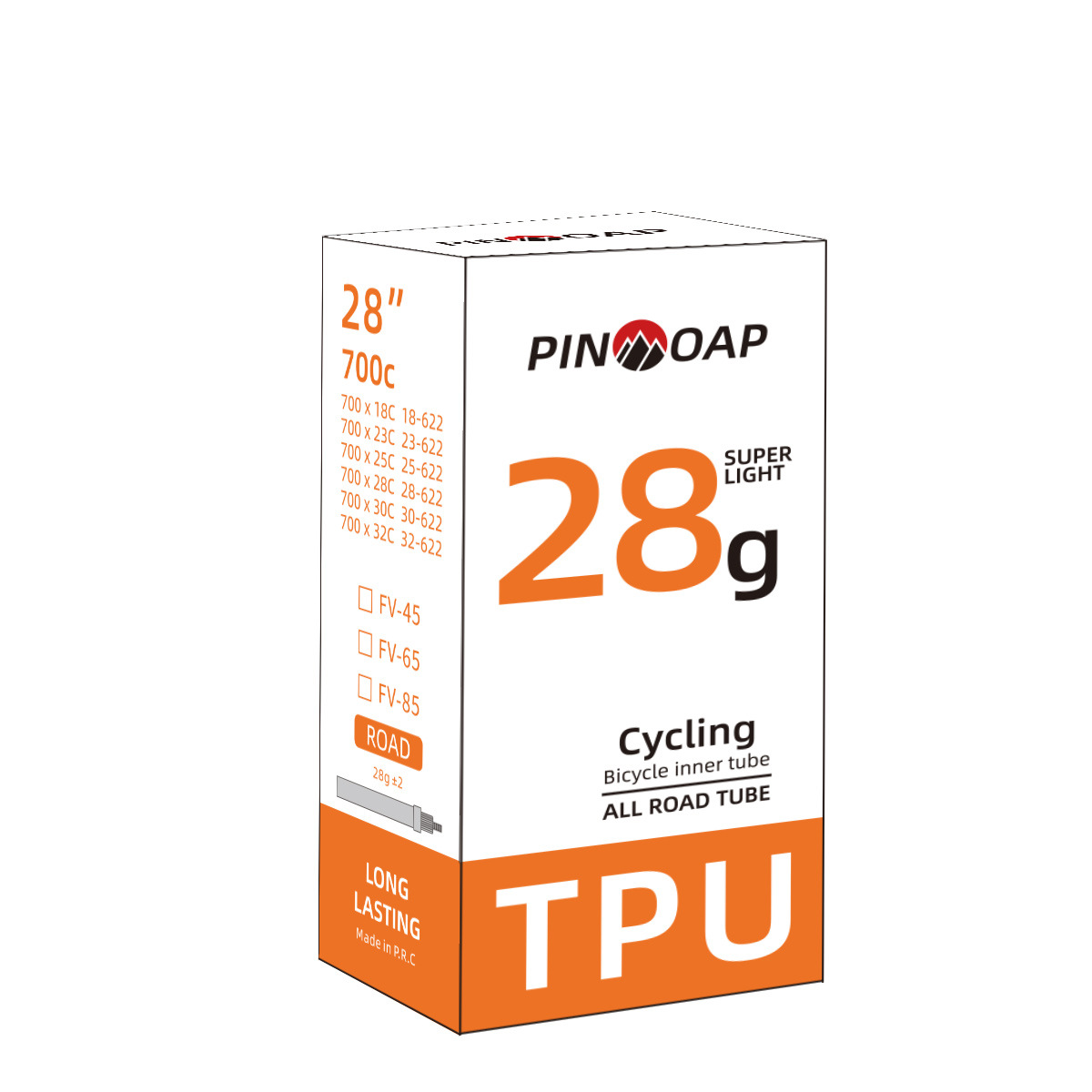 TPU tubo interno 28g bicicletas neumáticos superligeros accesorios de viaje de carretera portátiles fáciles de cambiar transfronterizos
