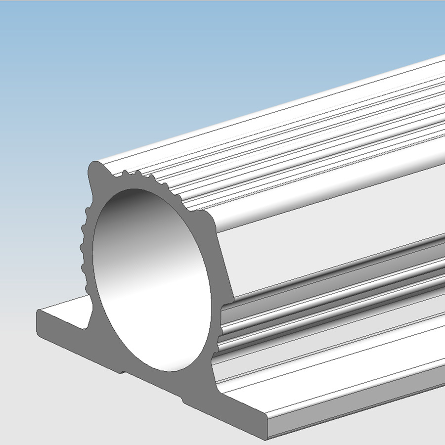 供应宽75高48mm 内径38mm外壳铝合金 电子产品外壳电源盒铝型材