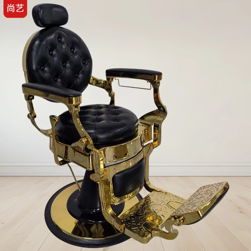 Transfronterizos para silla de barbero retro, silla de barbero para hombres, silla de cabeza de aceite, silla de barbero para afeitar image 7