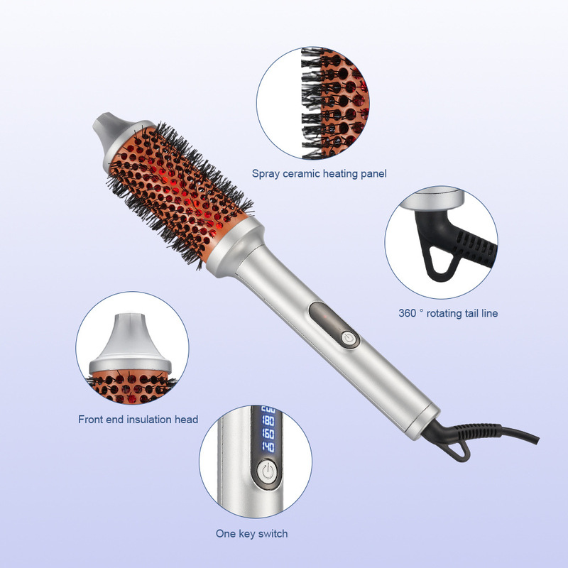 TK 赤外線ふわふわコームホット販売ヘアアイロン多機能スタイリングコーム家庭用ポータブルコームスタイリングアーティファクト|undefined