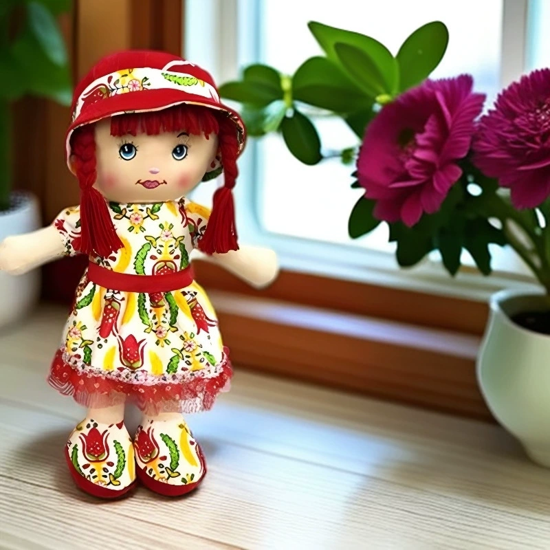 Тряпичная кукла, плюшевая игрушка, подарок на день рождения